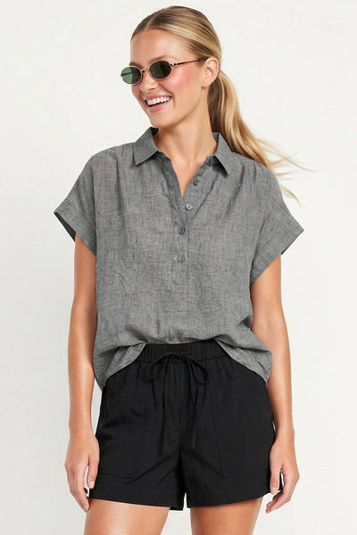 Avery Shore Popover Charcoal
