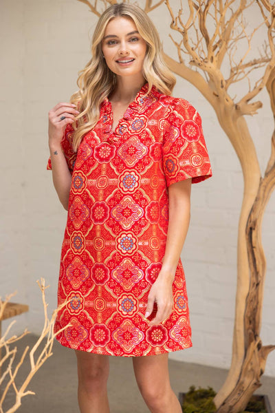 Zuri Jacquard Dress