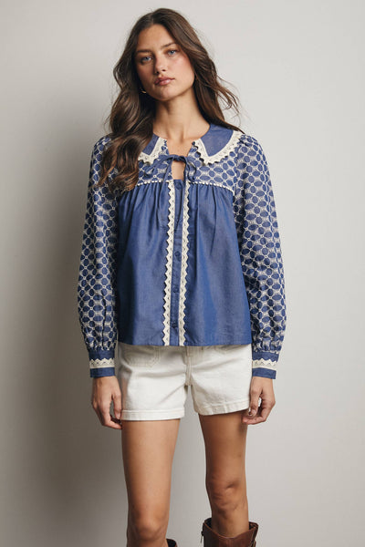 Jolene Denim Blouse