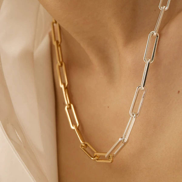 Two Tone Chain Necklace