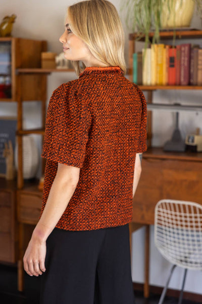 Aubie Tweed Top