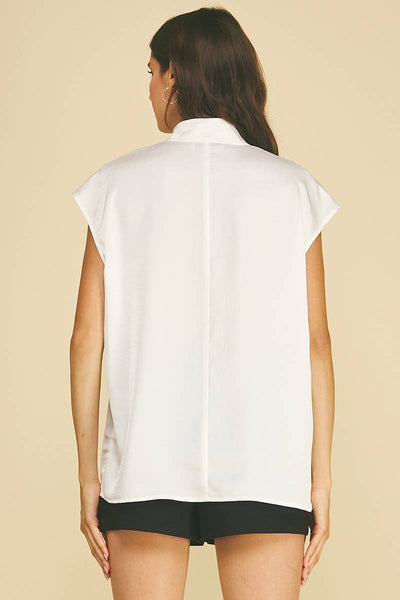 White Kappa Top