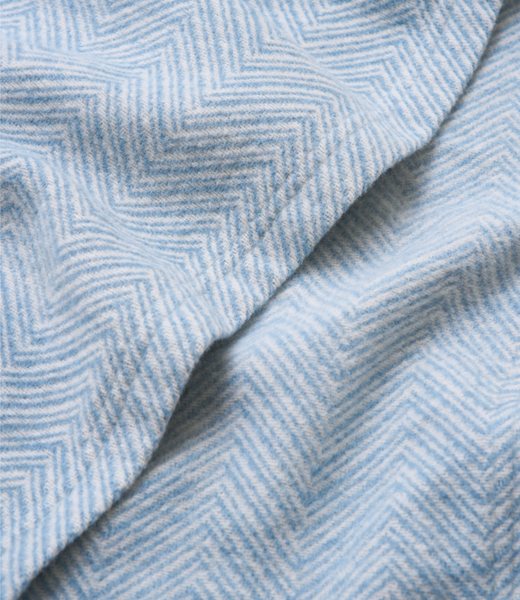 Bayside Herringbone Shawl - Fog