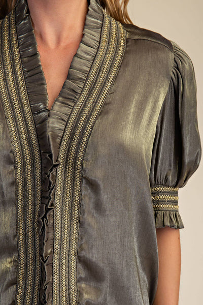 Miriam Blouse in Olive