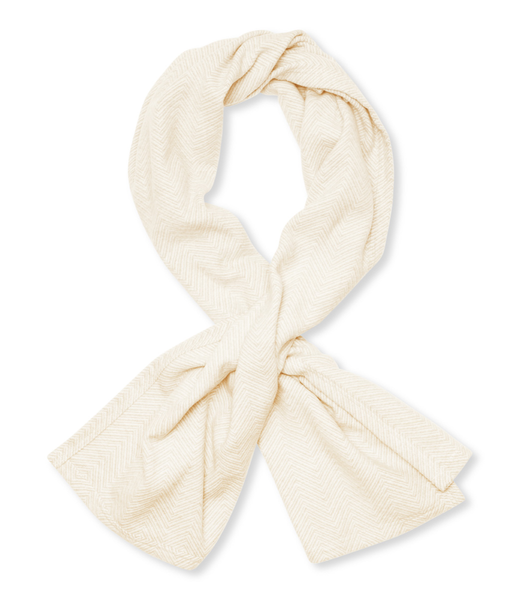 Bayside Herringbone Shawl - Shell