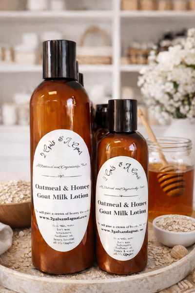 2 Gals & A Goat -Oatmeal & Honey Goat Milk Soap