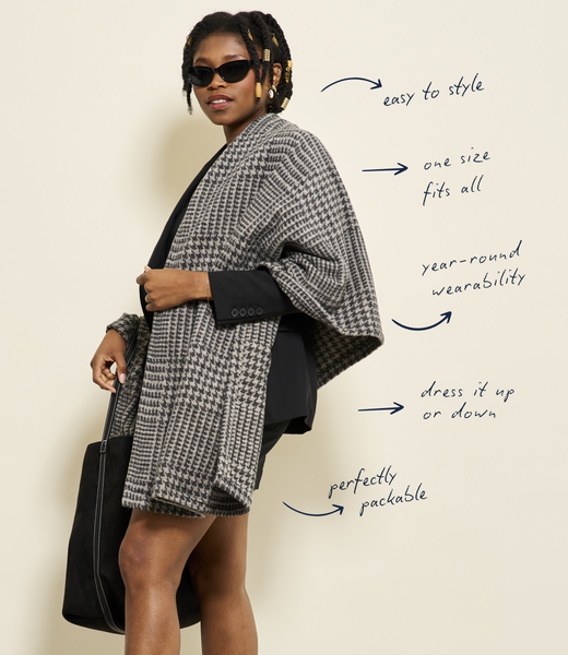 Katama Plaid Ash Shawl