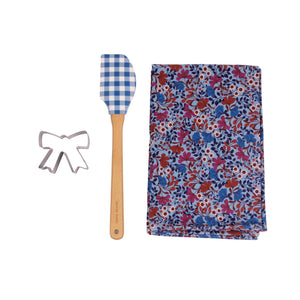 Draper James Tea Towel Gift Set, Coneflower Forever Blue