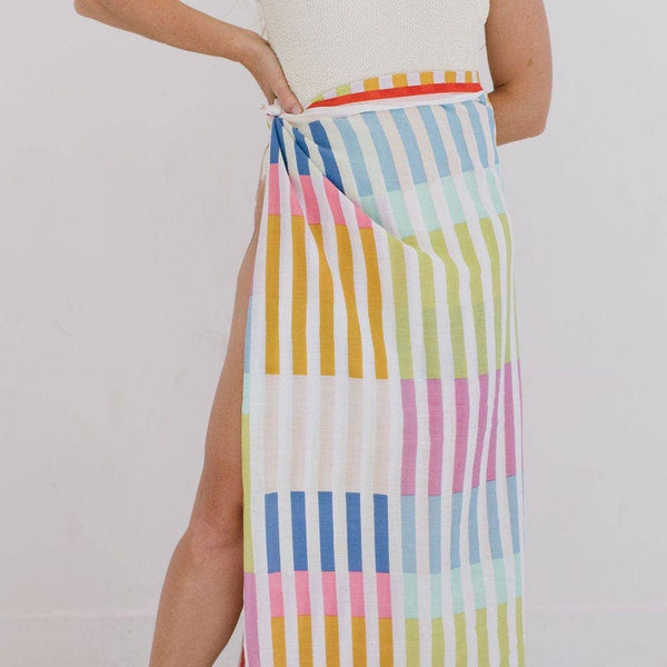 Sunshine Tienda Rainbow Stripe Sarong