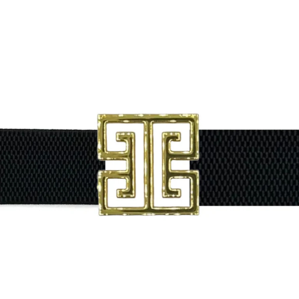 Square Greek Key Belt Buckle