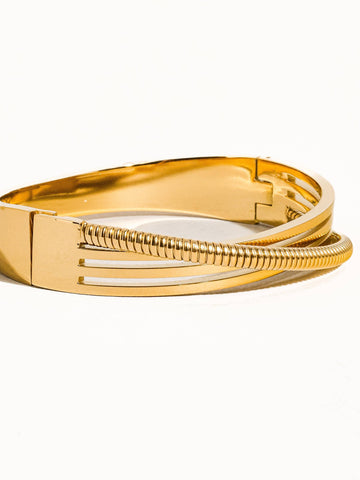 Yuna Non-Tarnish Chain Bangle Bracelet