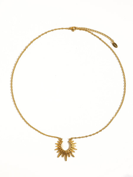 Muse Gold Sun Necklace