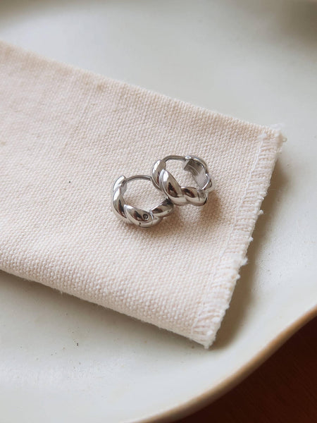 Brea Twisted Hoop Earrings