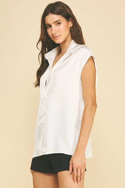 White Kappa Top