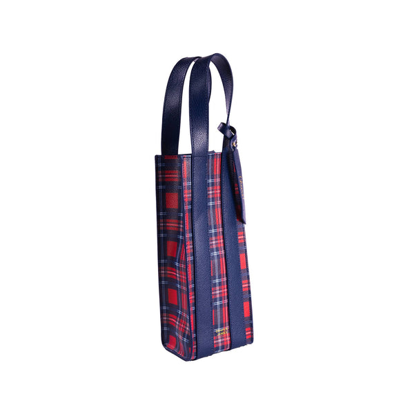 Draper James Wine Tote, Angie Plaid