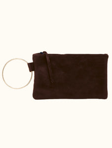 ABLE Fozi Wristlet in Chocolate Brown