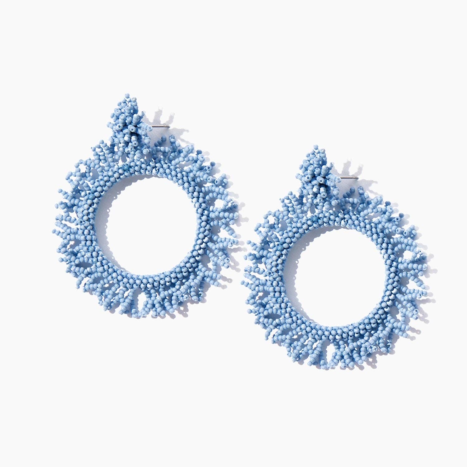 Blue Coral Burst Earring