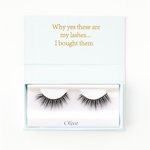 Reusable False Eyelashes- Olive