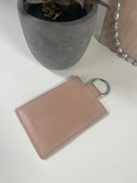 ABLE Naomi Key Ring Card Case Pale Blush